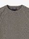 junhashimoto 14GG SEED STITCH CREWNECK / M.GREY