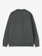 junhashimoto ZIP SLIT KNIT L/S / CHARCOAL
