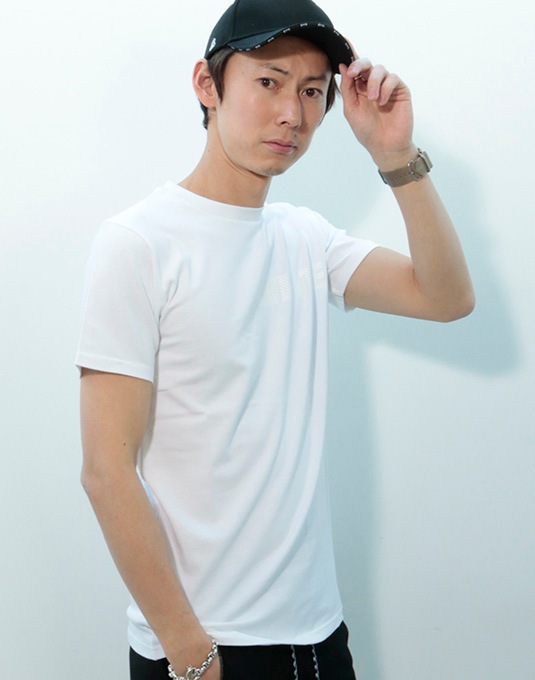 junhashimoto COLOR PRINT TEE WHITE