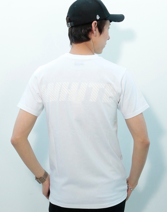 junhashimoto COLOR PRINT TEE WHITE