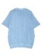 SeaGreen  GARMENT DYED COTTON FLEECE T-SHIRT / BLUE