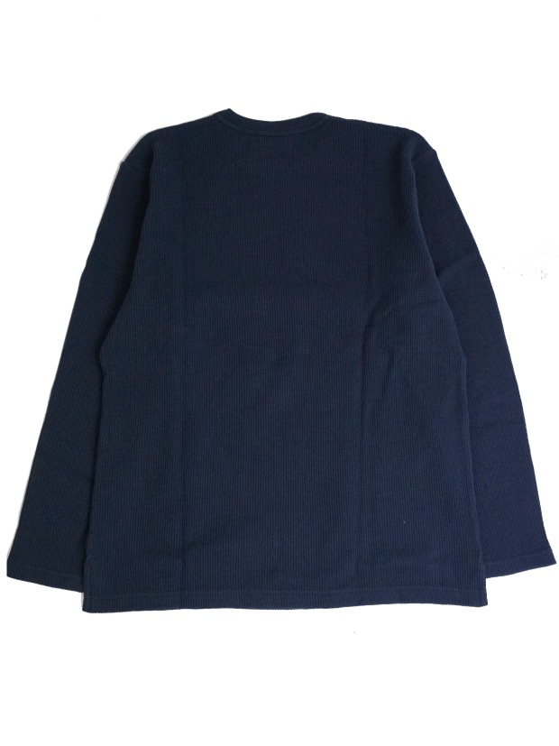 junhashimoto OVER SIZE WAFFLE T / NAVY
