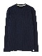 junhashimoto OVER SIZE WAFFLE T / NAVY