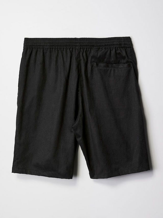 1PIU1UGUALE3  HOLIDAY SHORTS / BLACK