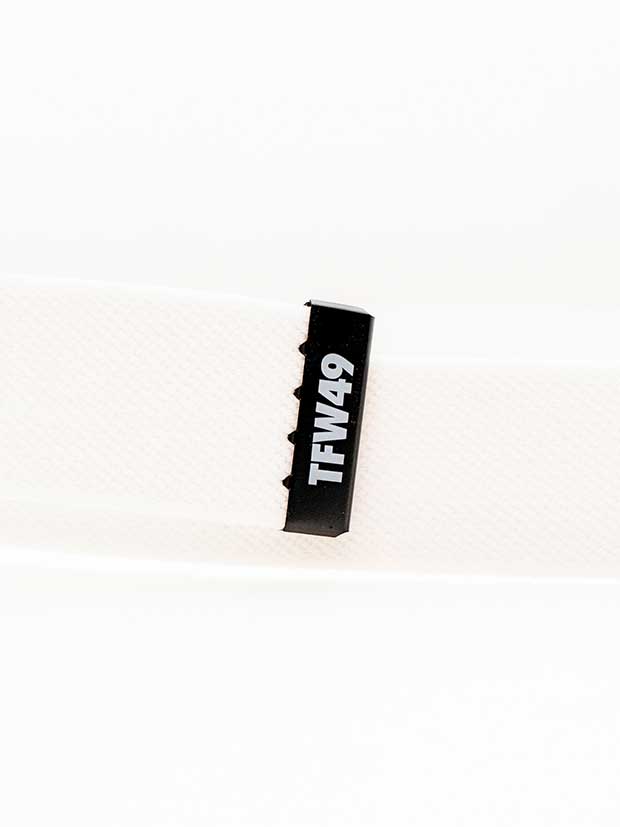 TFW49 STRETCH RUBBER BELT / WHITE
