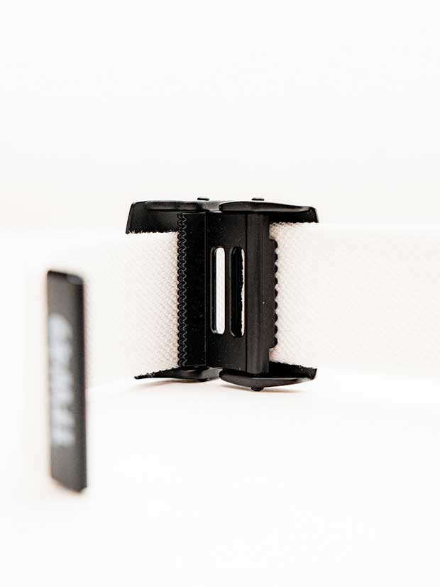 TFW49 STRETCH RUBBER BELT / WHITE