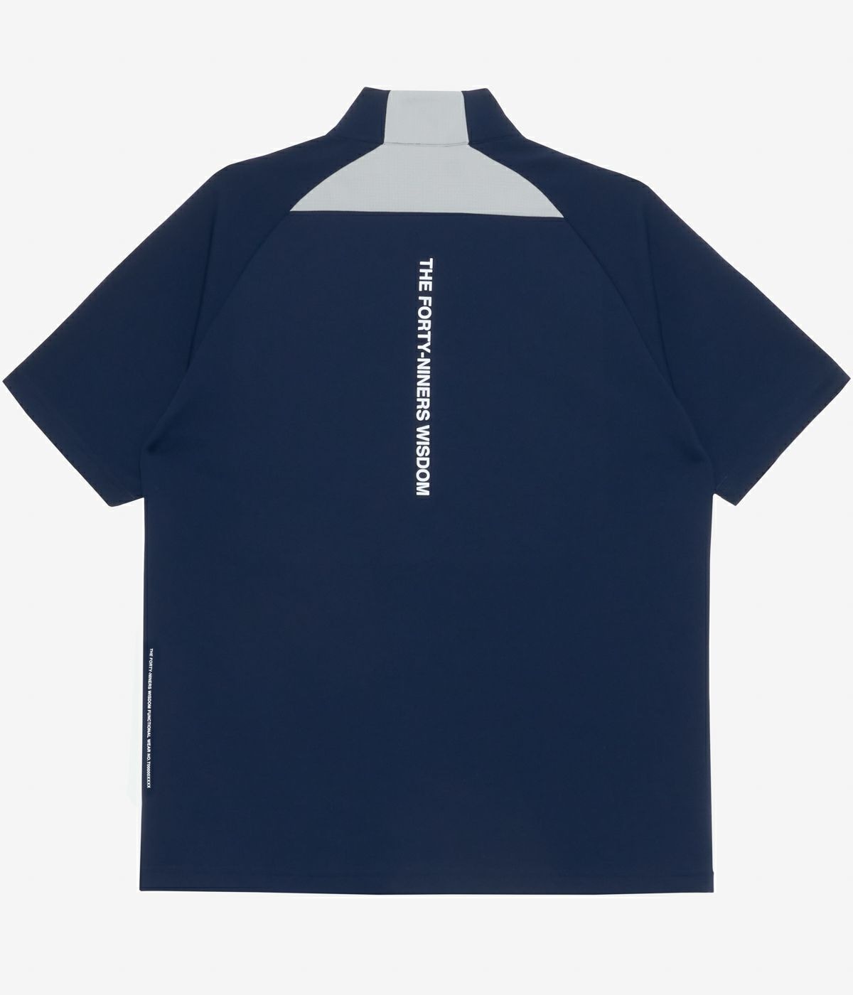 TFW49 HALF ZIP SS MOCKNECK / NAVY