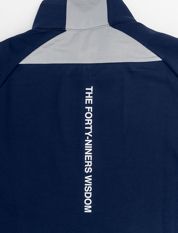 TFW49 HALF ZIP SS MOCKNECK / NAVY