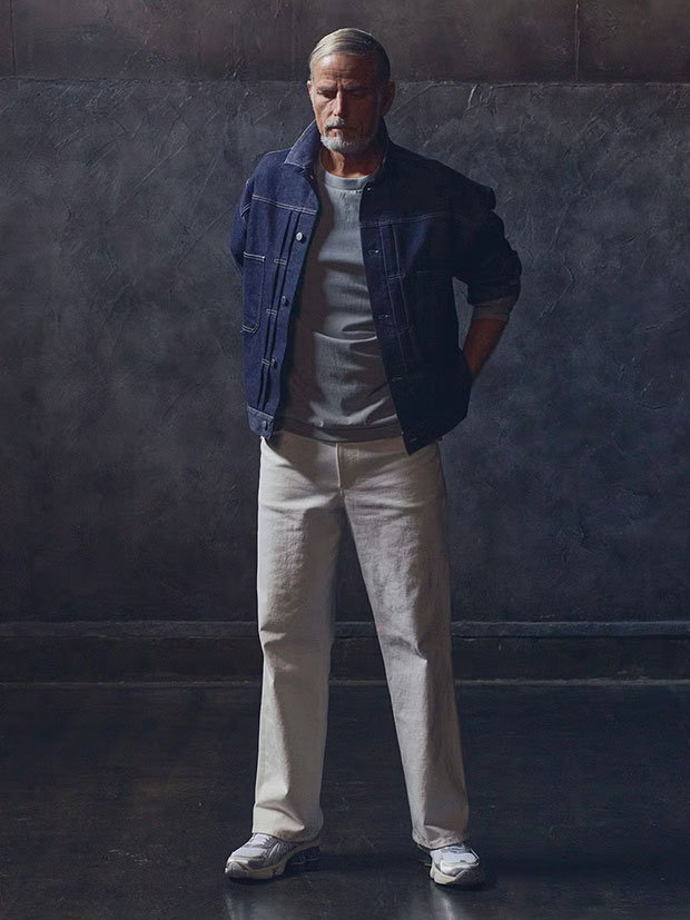 junhashimoto DROP SHOULDER DENIM / INDIGO