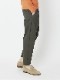 junhashimoto MONSTER STRETCH TUCK LESS PANTS / KHAKI