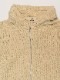 SeaGreen MOSS STITCH KNIT HOODIE / IVORY