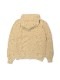 SeaGreen MOSS STITCH KNIT HOODIE / IVORY