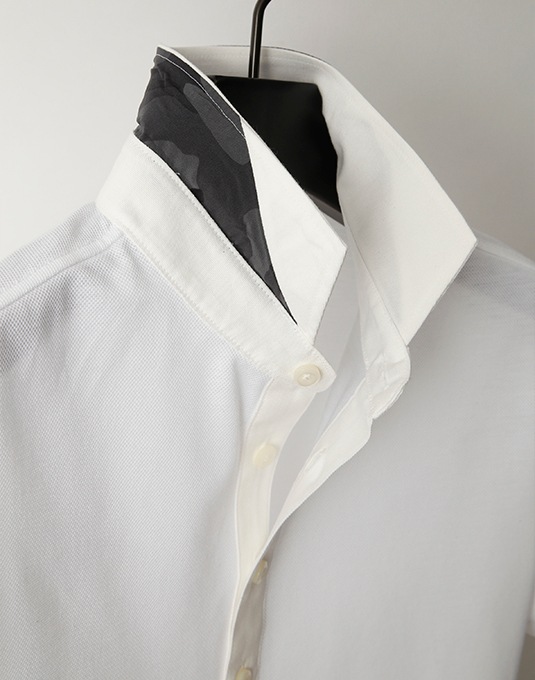 ジュンハシモト COMBINATION POLO junhashimoto COMBINATION POLO WHITE | junhashimoto | rumbleFISH