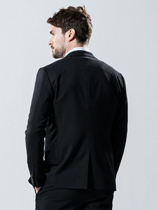 wjk washable suits(JKT) / BLACK