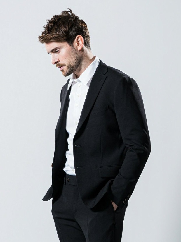 wjk washable suits(JKT) / BLACK