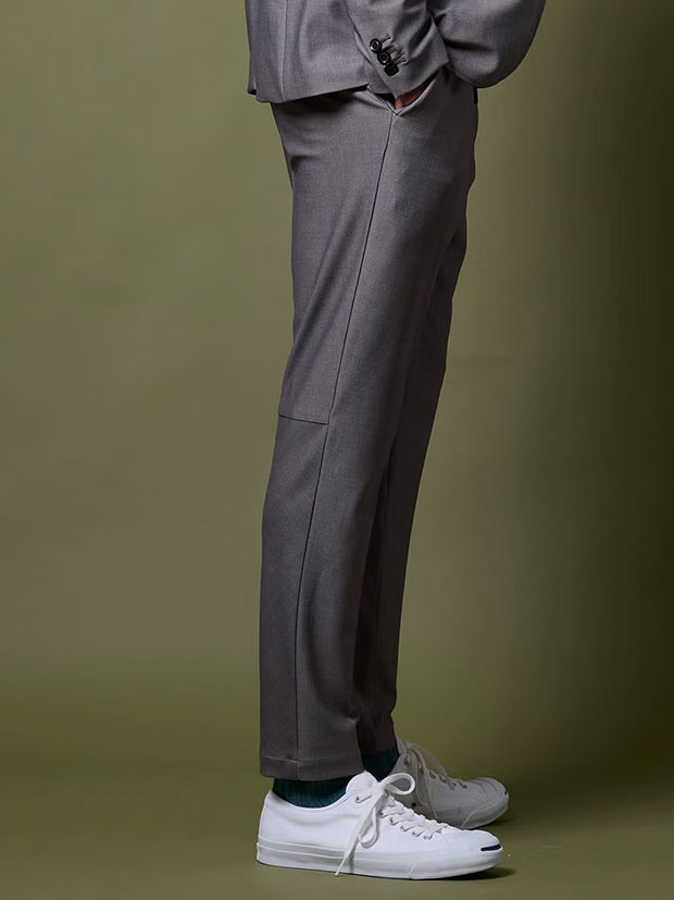 junhashimoto FULL LINING JERSEY JACKET and EASY TUCK PANTS★★ / INDIGO