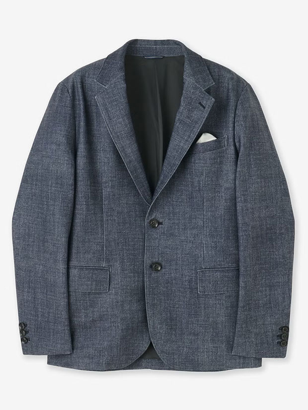 junhashimoto FULL LINING JERSEY JACKET and EASY TUCK PANTS★★ / INDIGO