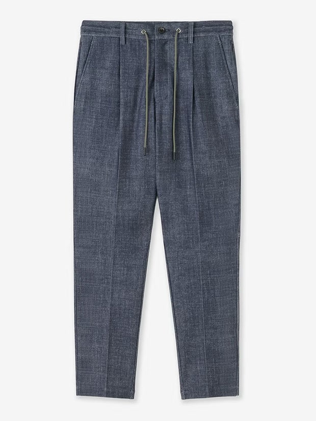 junhashimoto FULL LINING JERSEY JACKET and EASY TUCK PANTS★★ / INDIGO