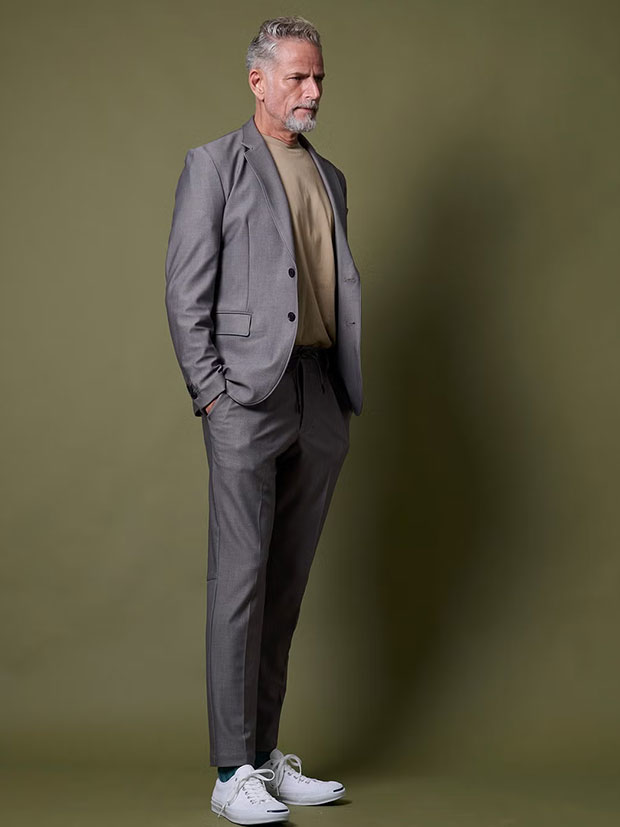 junhashimoto FULL LINING JERSEY JACKET and EASY TUCK PANTS★★ / INDIGO