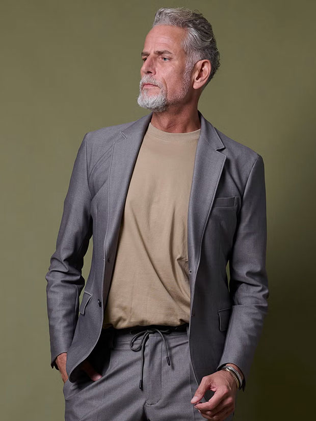 junhashimoto FULL LINING JERSEY JACKET and EASY TUCK PANTS★★ / INDIGO