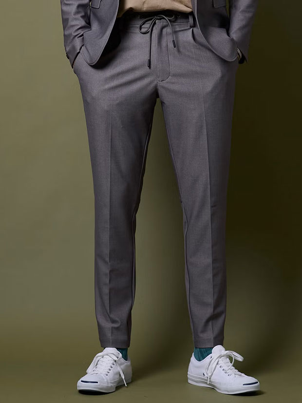 junhashimoto FULL LINING JERSEY JACKET and EASY TUCK PANTS★★ / INDIGO