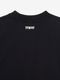 TFW49 HI-NECK SHORT SLEEVE T / BLACK