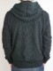 SeaGreen REJA pile jacquard hoodie BLACK