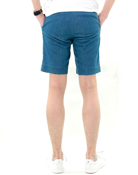 junhashimoto 2TUCK SHORTS BLUE