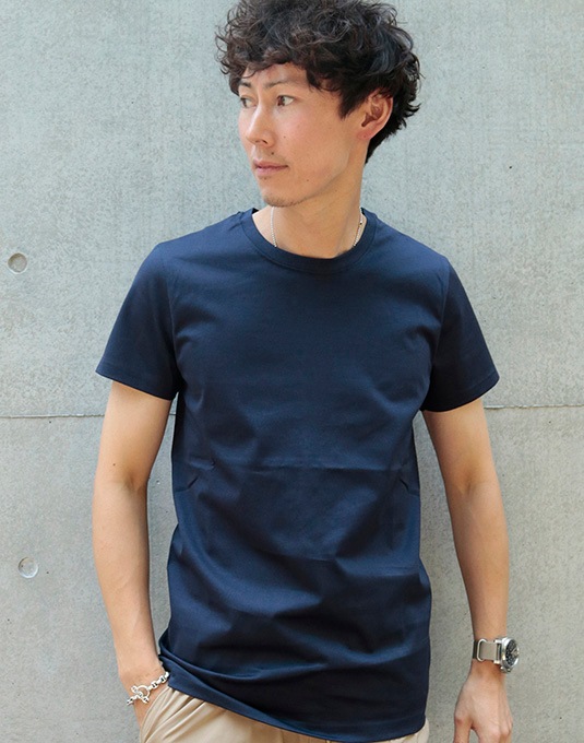 国内発送■junhashimoto■101SERIBU C S/S junhashimoto 101SERIBU C S/S NAVY | junhashimoto