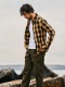 wjk twist wrinkle check / yellow
