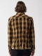 wjk twist wrinkle check / yellow