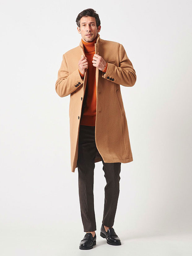 junhashimoto CHESTER COAT / CAMEL