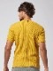 wjk waffle henley  / yellow