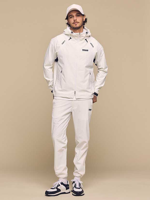 TFW49 NYLON 2WAY STRETCH PANTS / WHITE