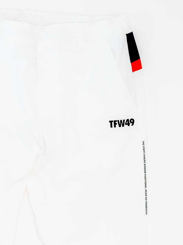 TFW49 NYLON 2WAY STRETCH PANTS / WHITE