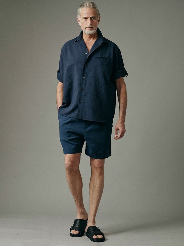 junhashimoto 7SLEEVE SHIRTS / NAVY