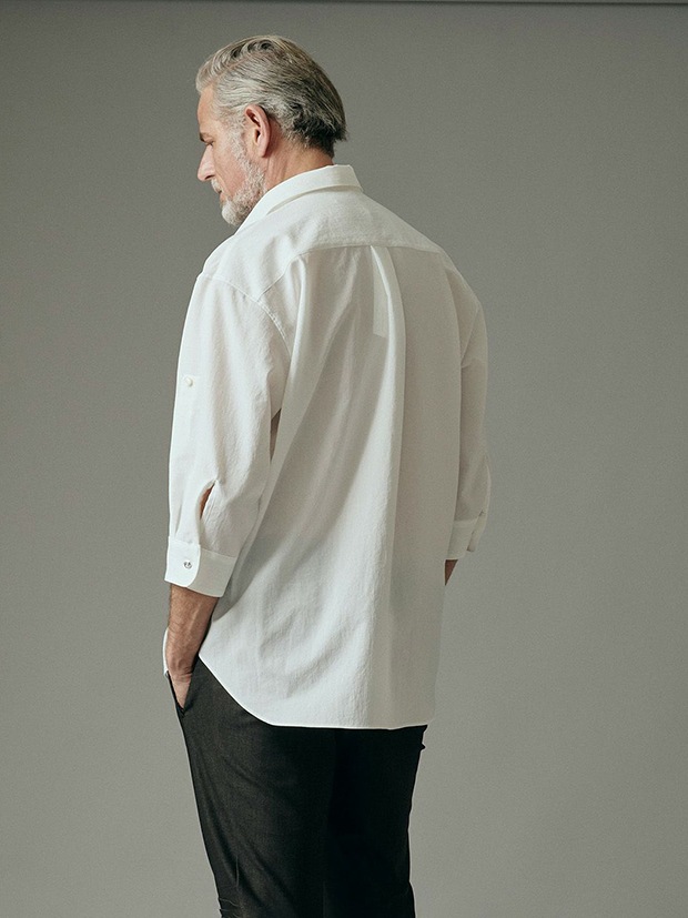 junhashimoto 7SLEEVE SHIRTS / WHITE