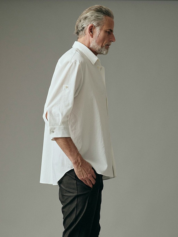 junhashimoto 7SLEEVE SHIRTS / WHITE