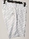 1PIU1UGUALE3 GOLF  DIAGONAL LOGO SHORTS / GREY x WHITE