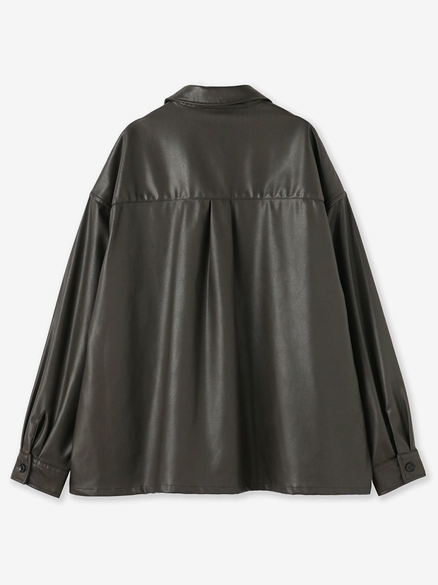 美品 junhashimoto ZIP LEATHER SHIRTS size4 美品 junhashimoto ZIP LEATHER SHIRTS size4
