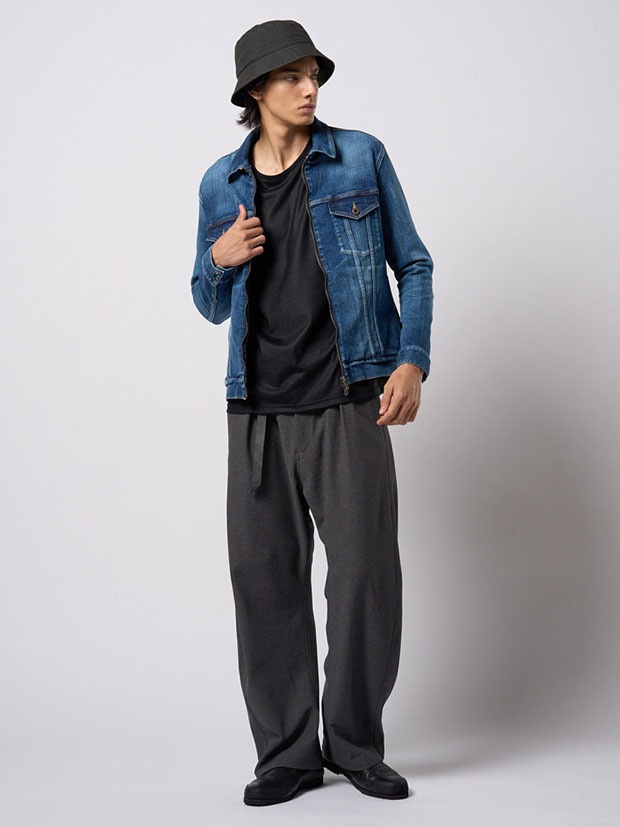 wjk denim zip blouson / used