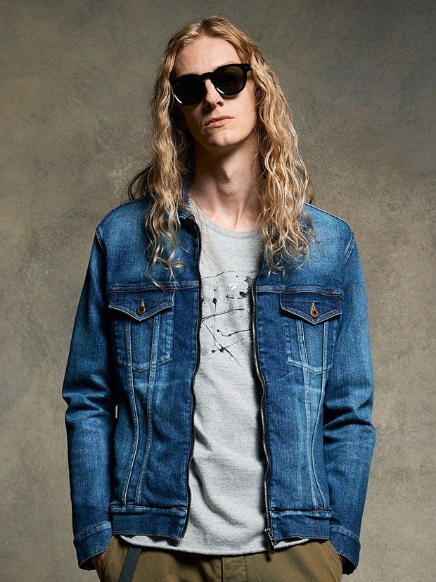 wjk denim zip blouson / used