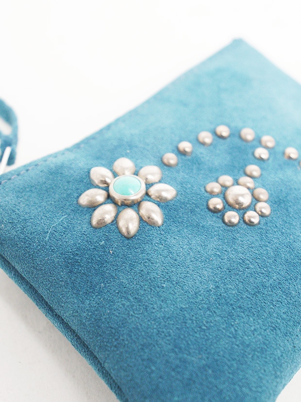 HTC POUCH WALLET SUEDE 125 / BLUE GRAY | ALL ITEM | rumbleFISH