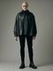 junhashimoto MEGA BIG LEATHER SHIRTS /  BLACK