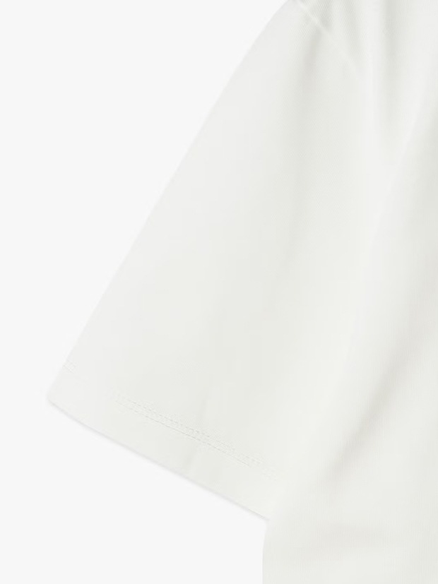 junhashimoto 101SERIBU CREW NECK T / WHITE