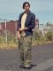 wjk short point collar shirt / navy