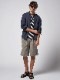 wjk short point collar shirt / navy