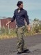 wjk short point collar shirt / navy