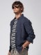 wjk short point collar shirt / navy