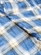wjk 2-hook check shirt / blue